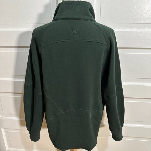 Lululemon Scuba Oversized Funnel-Neck Half Zip *Long Size M/L Legacy Green $138 - Picture 4 of 6